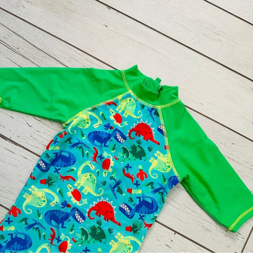 Mini Club Dinosaur 🦕 Rashguard Size 2-3 Years - Picture 3 of 7